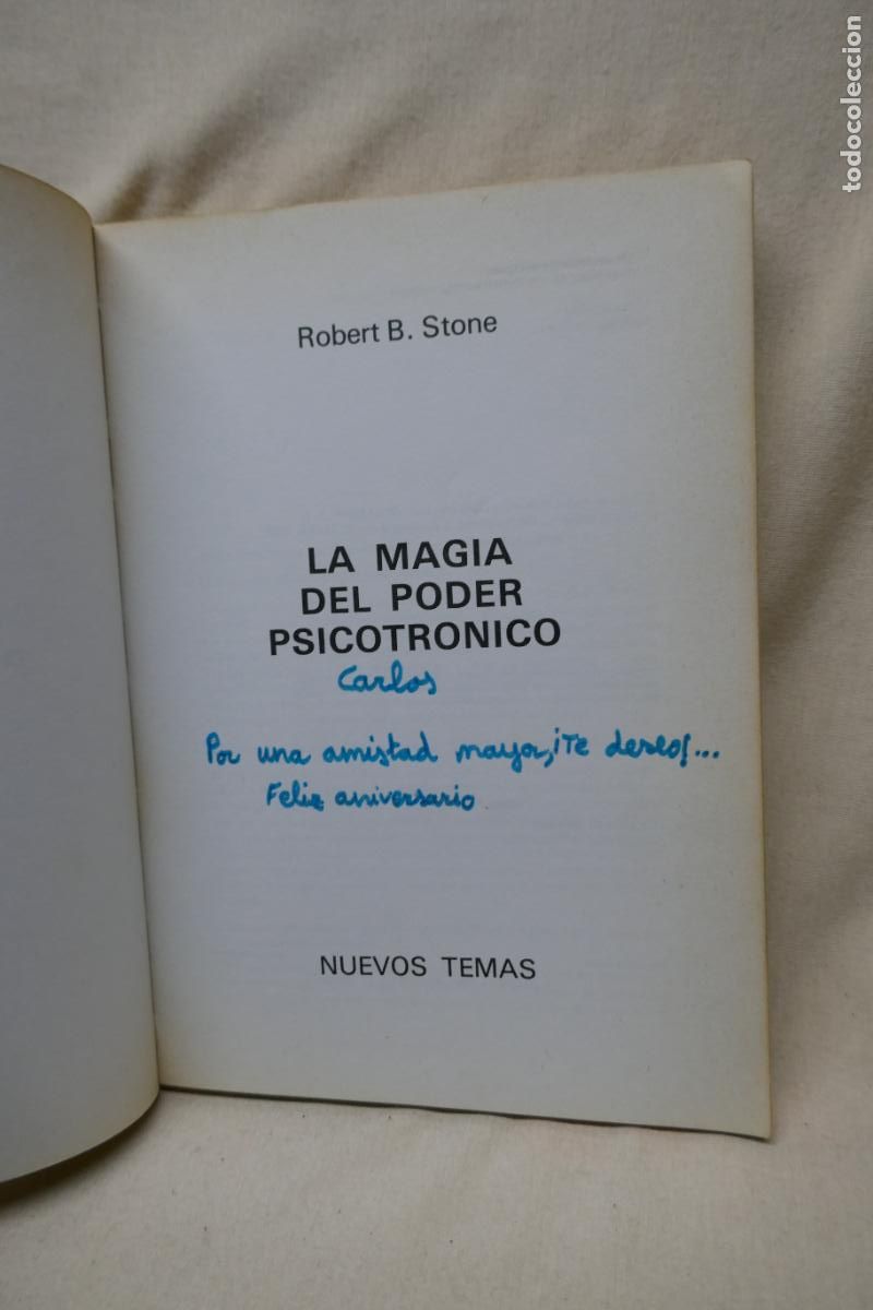 Libros de segunda mano: LA MAGIA DEL PODER PSICOT&Oacute;NICO / ROBERT B. STONE - Foto 4