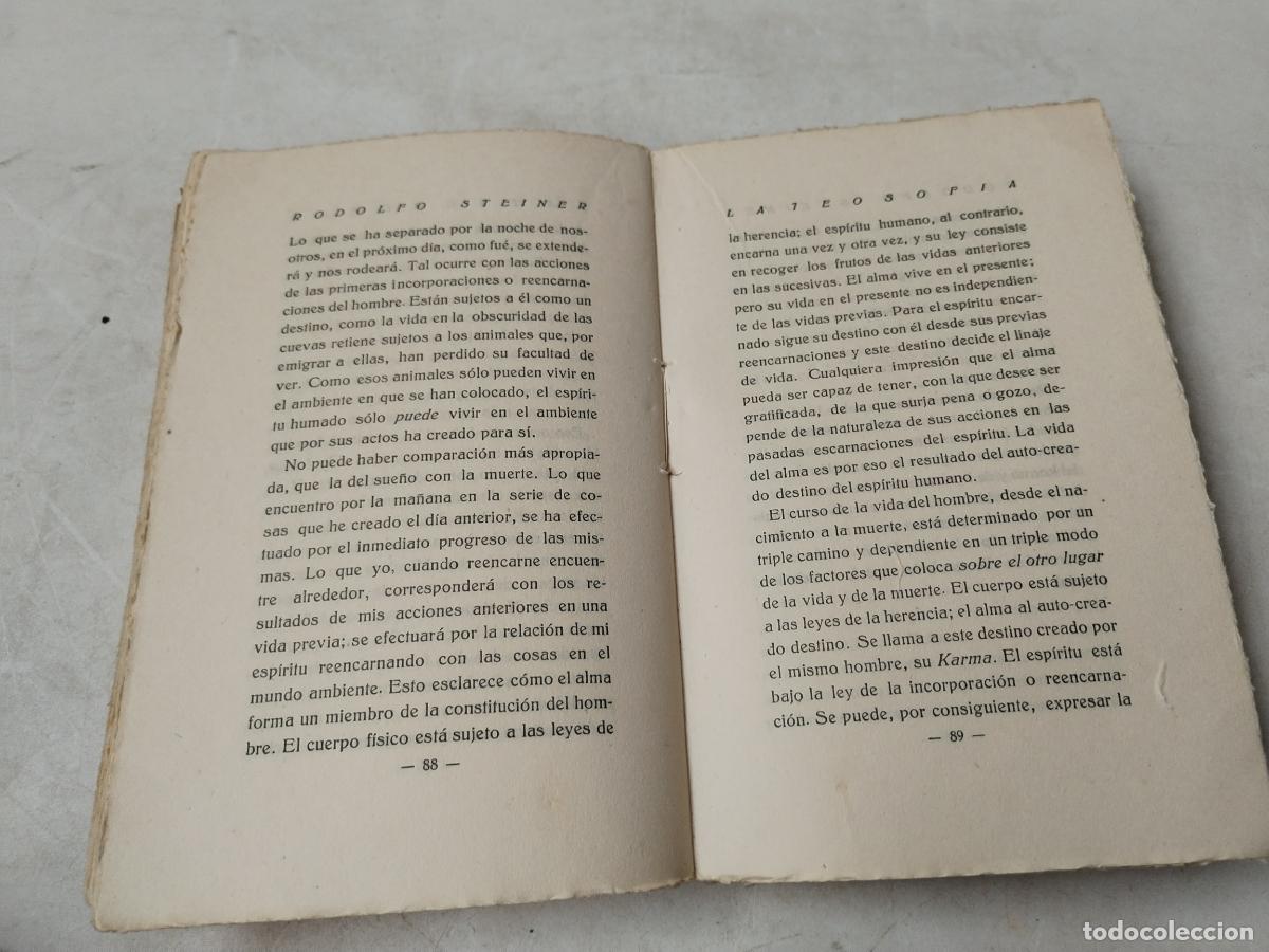 Libros de segunda mano: TEOSOFIA | Rudolf Steiner - c158 - Foto 5