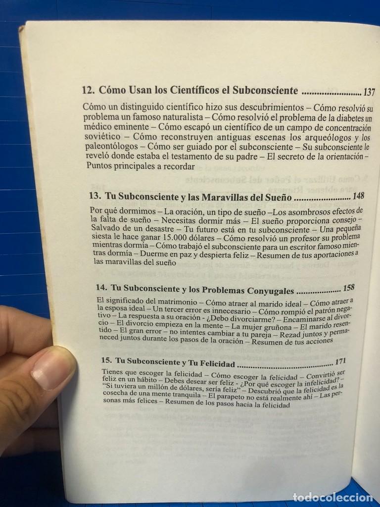 Libros de segunda mano: LOS SECRETOS PARA LIBERAR EL PODER DE SU MENTE SUBCONSCIENTE - OPEN PROJECT - JOSEPH MURPHY - 2000 - Foto 7
