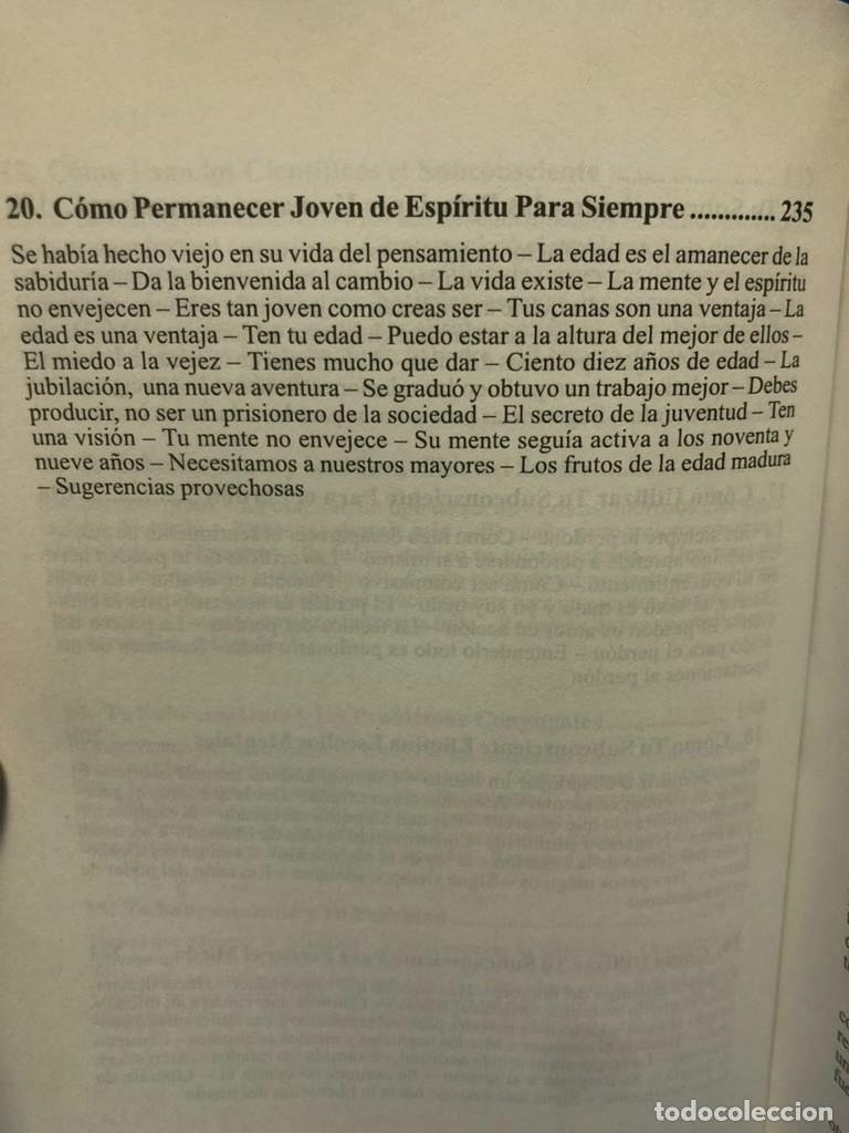 Libros de segunda mano: LOS SECRETOS PARA LIBERAR EL PODER DE SU MENTE SUBCONSCIENTE - OPEN PROJECT - JOSEPH MURPHY - 2000 - Foto 9