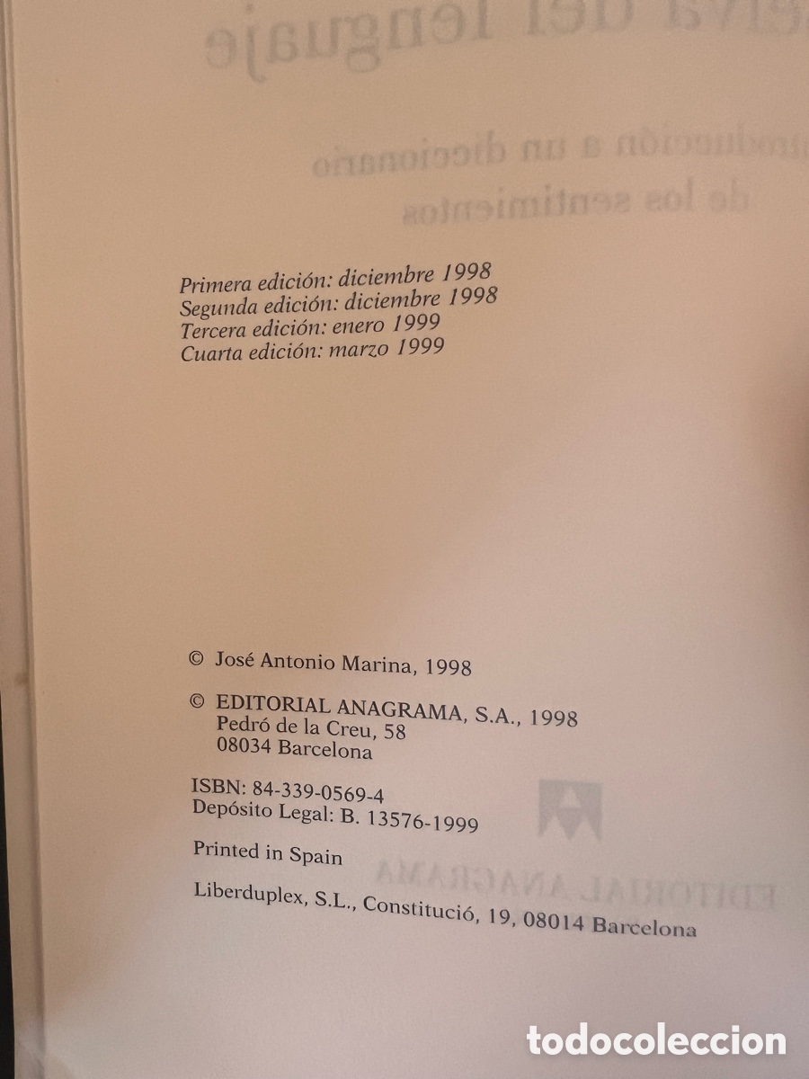 Libros de segunda mano: La selva del lenguaje. J.M. Marina. - Foto 2