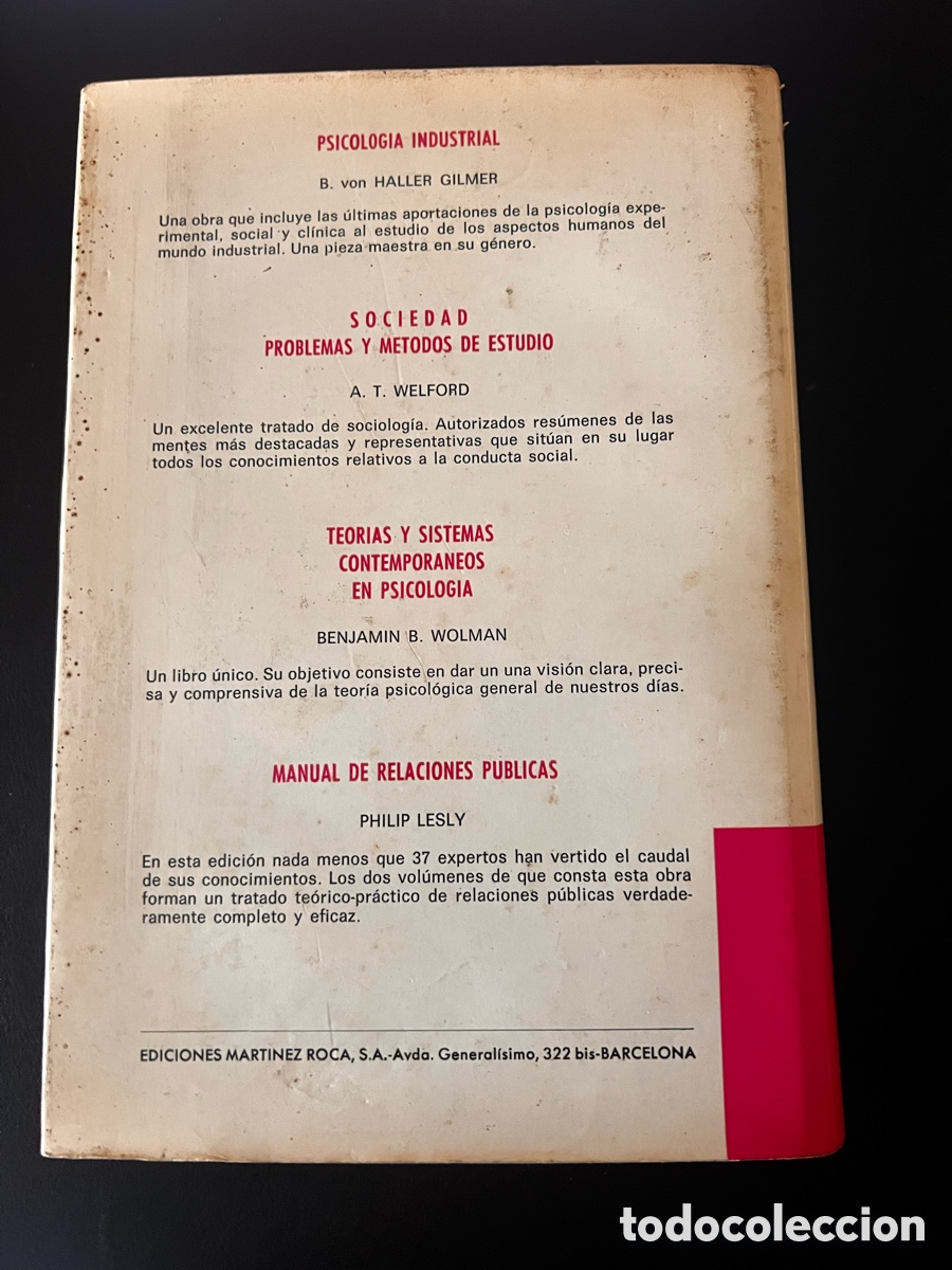 Libros de segunda mano: Psicolog&iacute;a Social. Jack H. Curtis - Foto 2