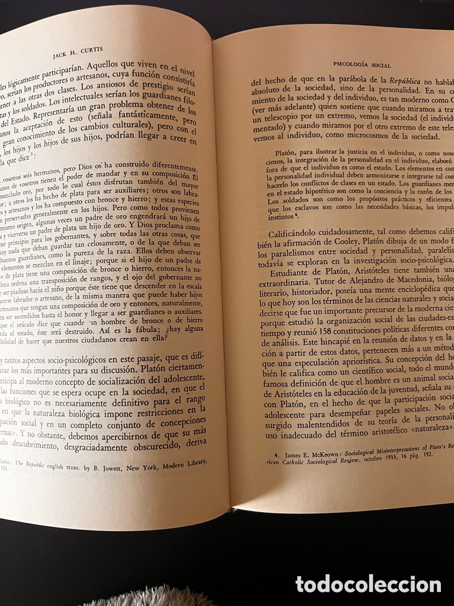 Libros de segunda mano: Psicolog&iacute;a Social. Jack H. Curtis - Foto 4