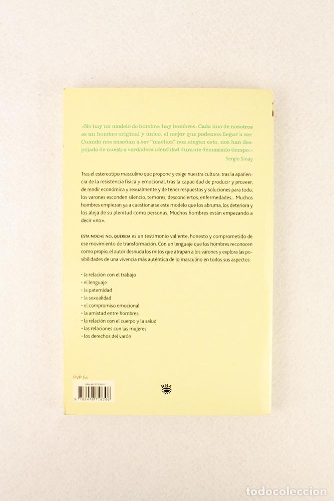 Libros de segunda mano: Esta noche no, querida - Sergio Sinay - Foto 2