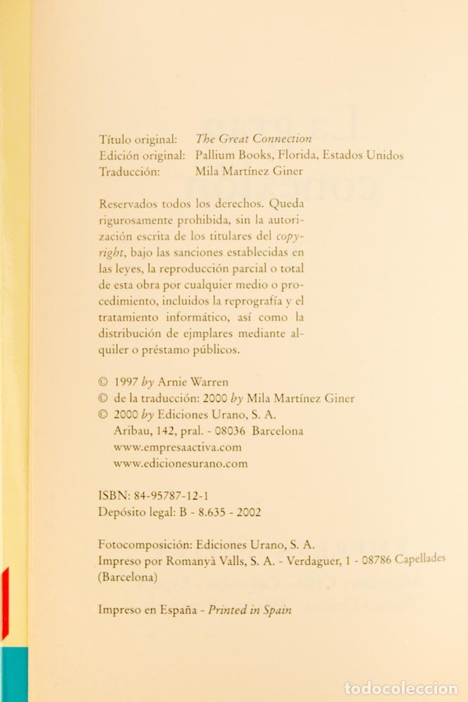 Libros de segunda mano: La gran conexi&oacute;n - Arnie Warren - Foto 4