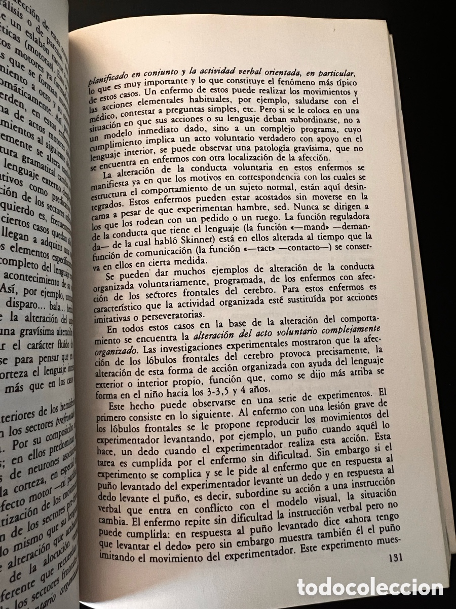 Libros de segunda mano: Conciencia y Lenguaje . A. R. Luria. - Foto 4