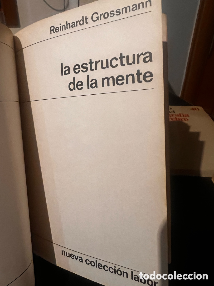 Libros de segunda mano: La estructura de la mente . Reinhardt Grossmann. - Foto 4