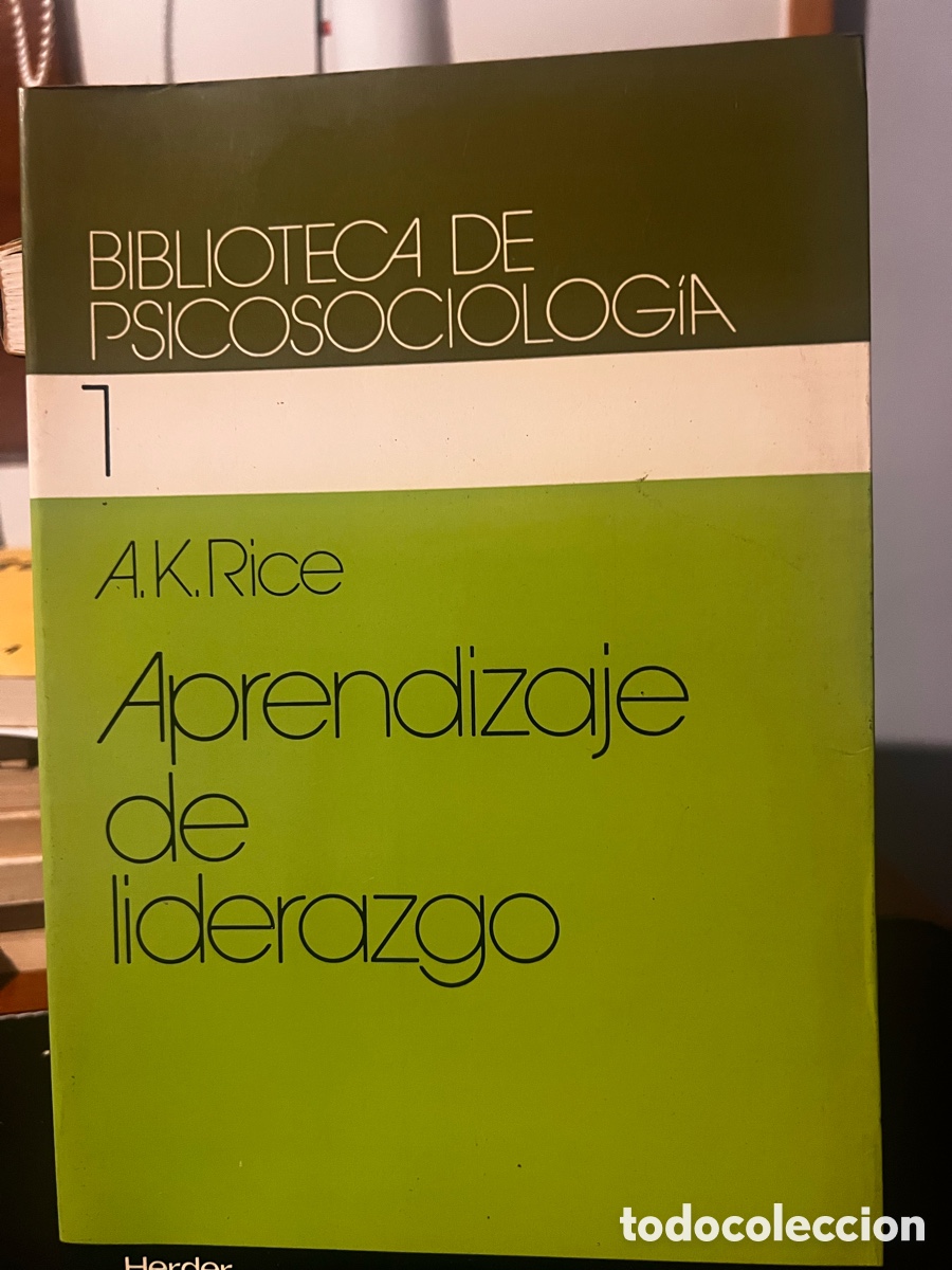 Libros de segunda mano: Aprendizaje de liderazgo. A.K. Rice. - Foto 1
