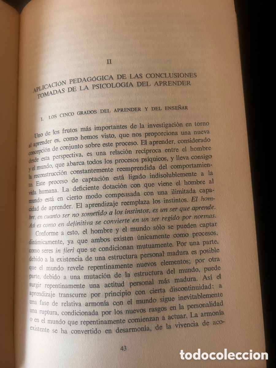 Libros de segunda mano: El aprender. Werner Correll. Ed. Herder - Foto 6