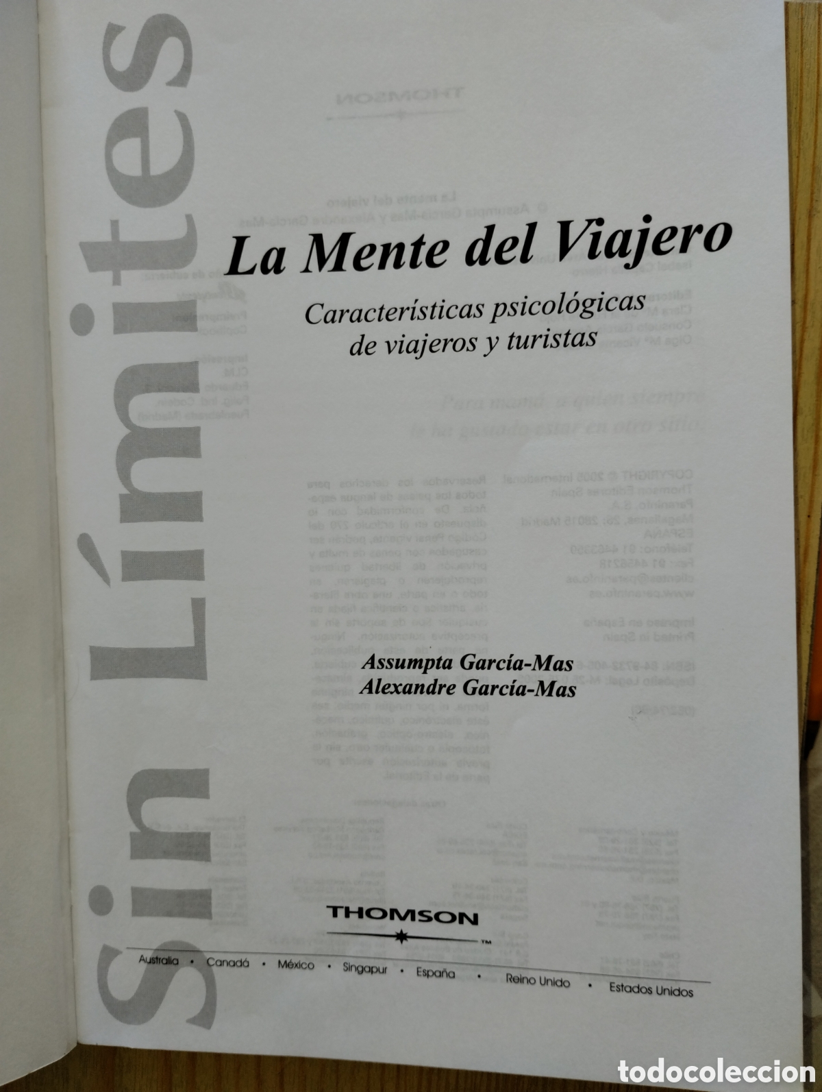 Libros de segunda mano: SIN LIMITES, LA MENTE DEL VIAJERO - Foto 4
