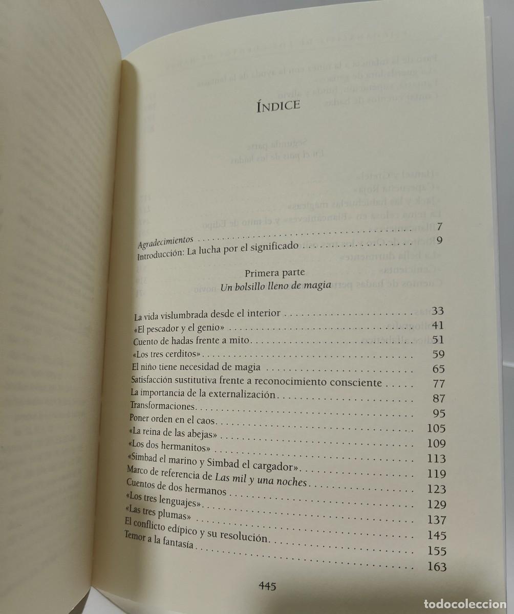 Libros de segunda mano: PSICOAN&Aacute;LISIS DE LOS CUENTOS DE HADAS - BRUNO BETTELHEIM - Foto 5
