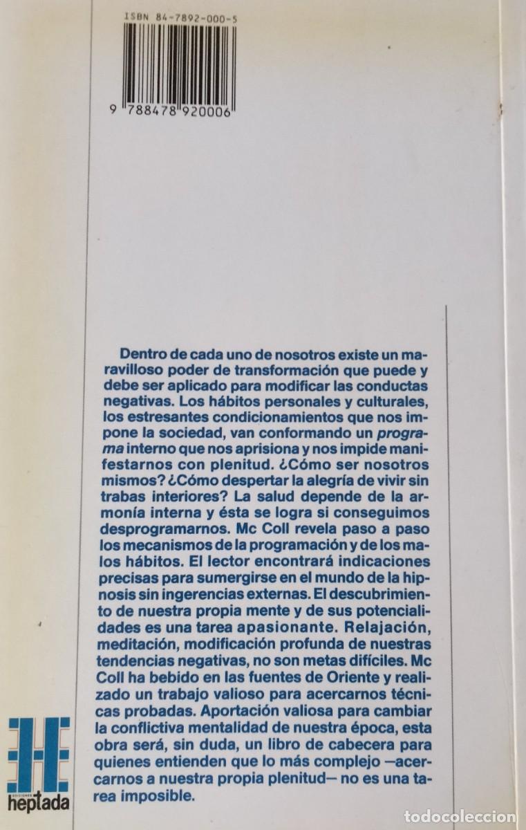 Libros de segunda mano: Duncan Mc Coll-El m&aacute;gico poder de la mente.Heptada.1990. - Foto 2