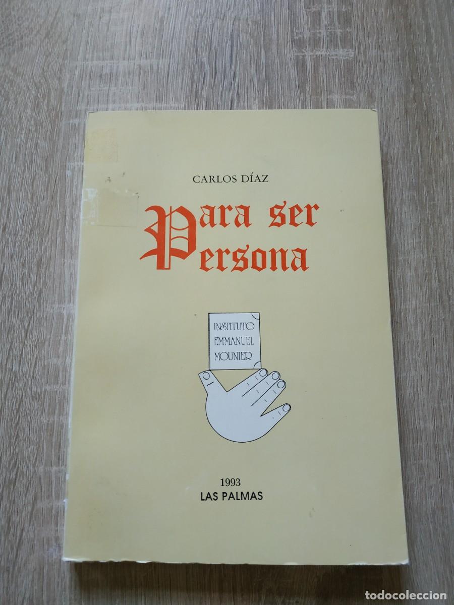 Libros de segunda mano: Para ser persona - Carlos D&iacute;az - Foto 1