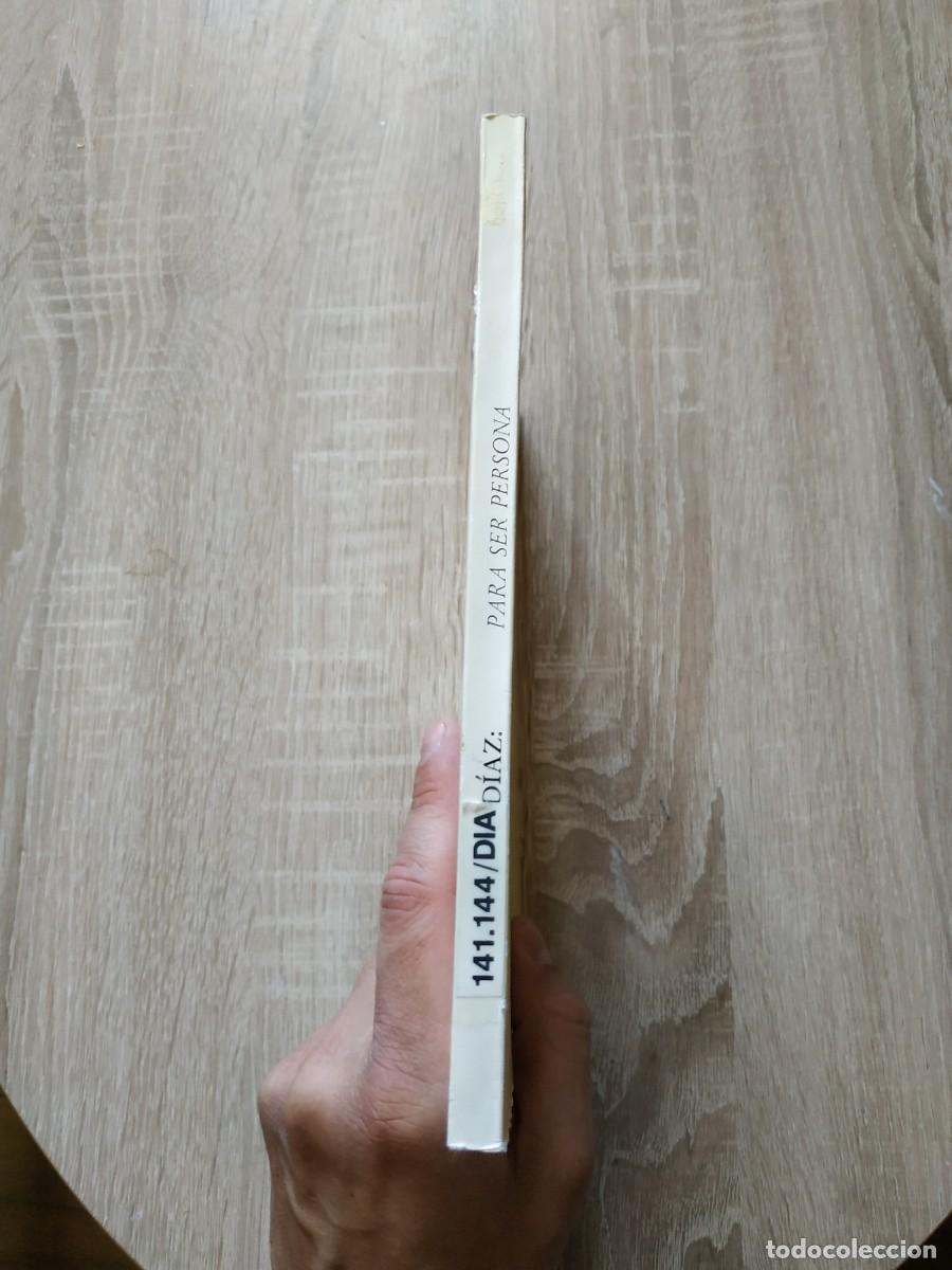 Libros de segunda mano: Para ser persona - Carlos D&iacute;az - Foto 3