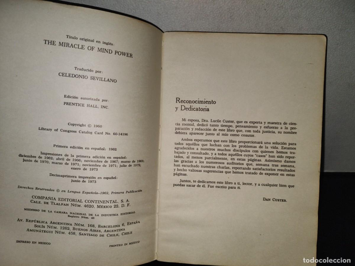 Libros de segunda mano: 204- LA MENTE EN LAS RELACIONES HUMANAS - DAN CUSTER - Foto 8