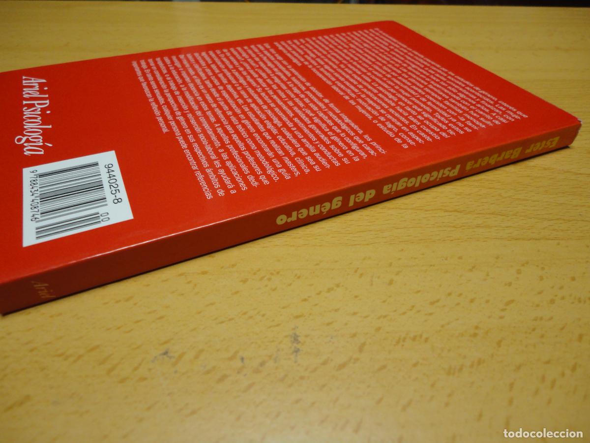 Libros de segunda mano: Psicolog&iacute;a del g&eacute;nero (Ester Barber&aacute;) - F3 - Foto 2