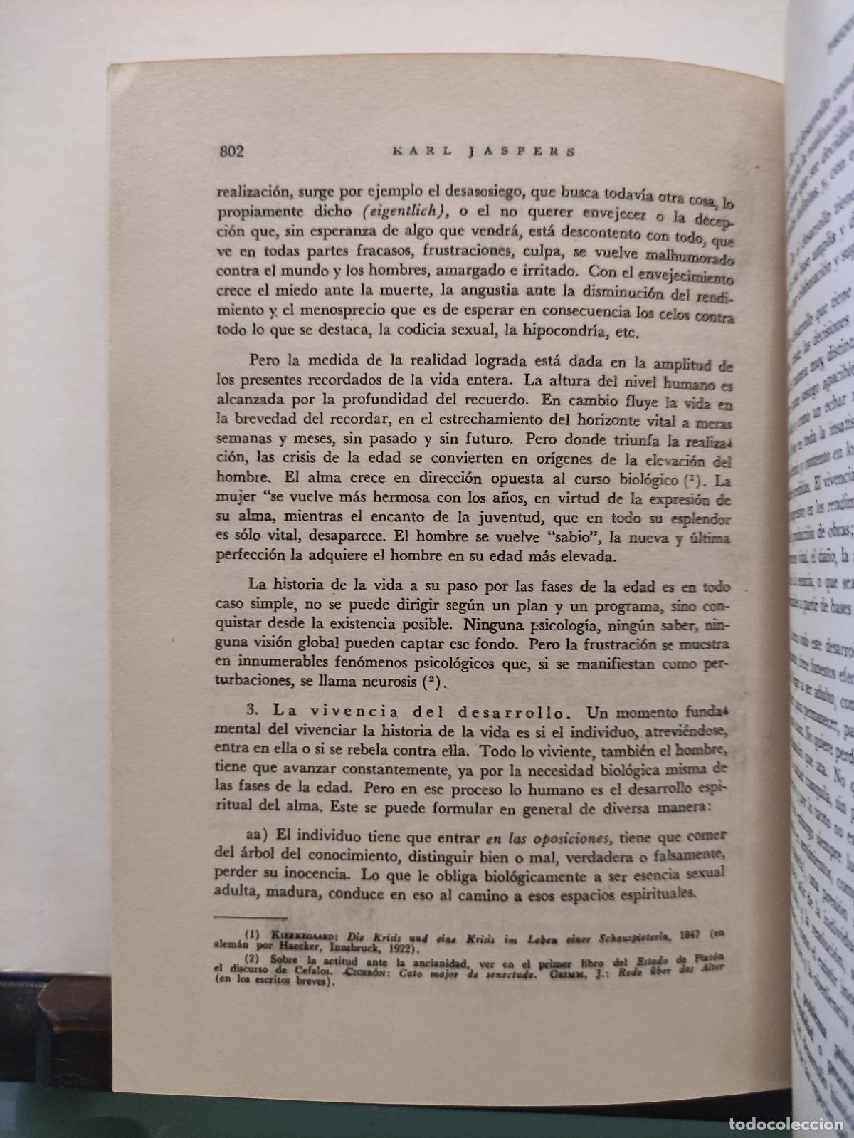 Libros de segunda mano: PSICOPATOLOGIA GENERAL - KARL JASPERS - Foto 6