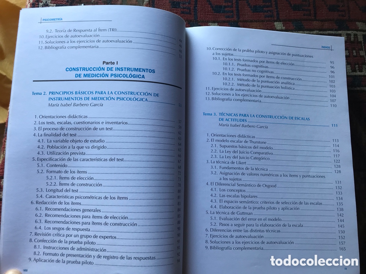 Libros de segunda mano: Psicometr&iacute;a. UNED. Sanz y Torres. - Foto 6