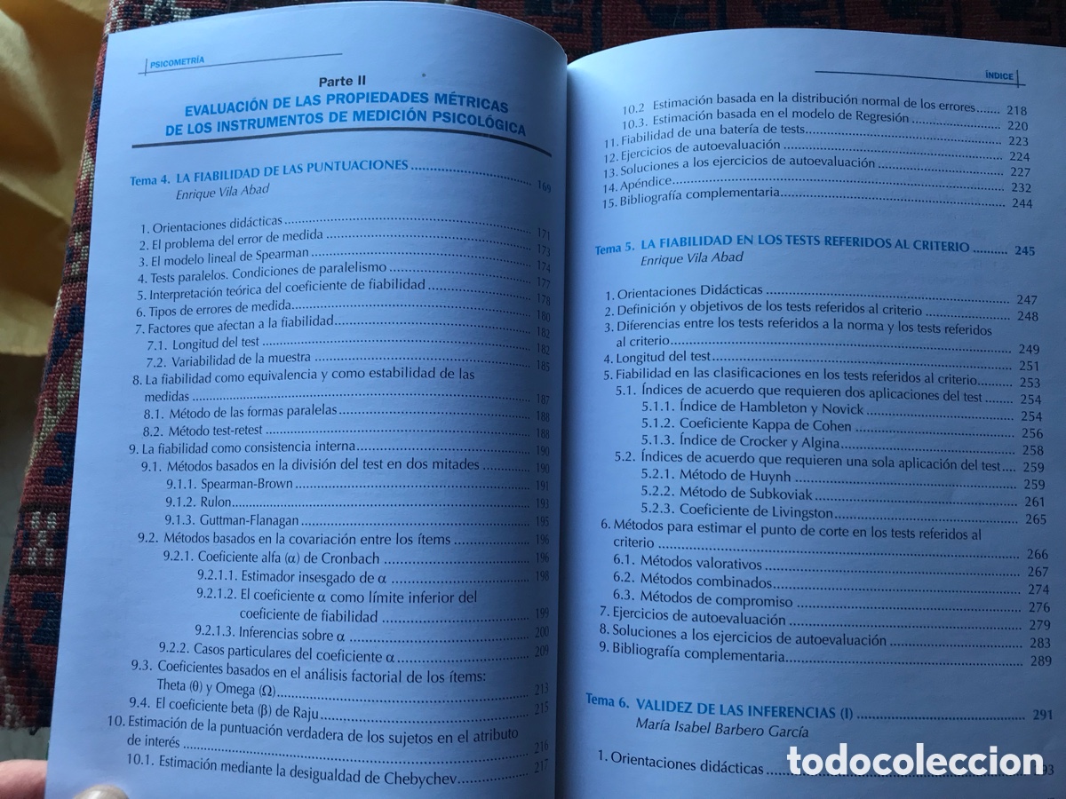 Libros de segunda mano: Psicometr&iacute;a. UNED. Sanz y Torres. - Foto 7