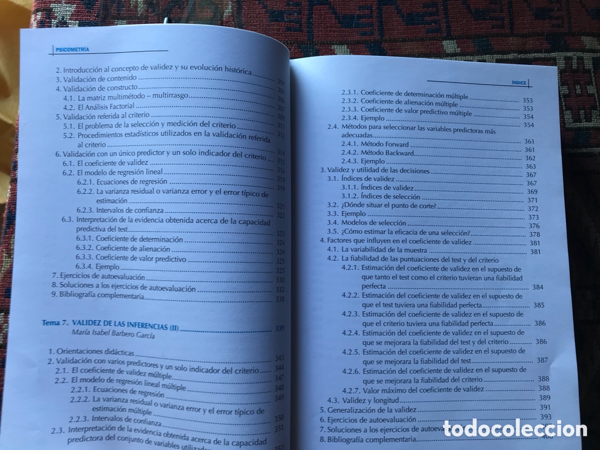 Libros de segunda mano: Psicometr&iacute;a. UNED. Sanz y Torres. - Foto 8