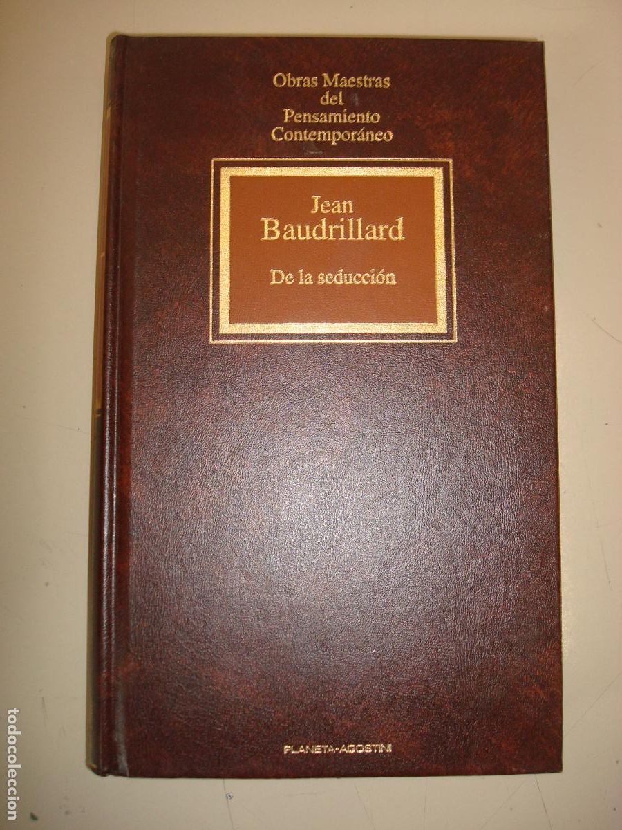 Libros de segunda mano: &rdquo;De la seducci&oacute;n&rdquo;. Jean Braudillard - Foto 1