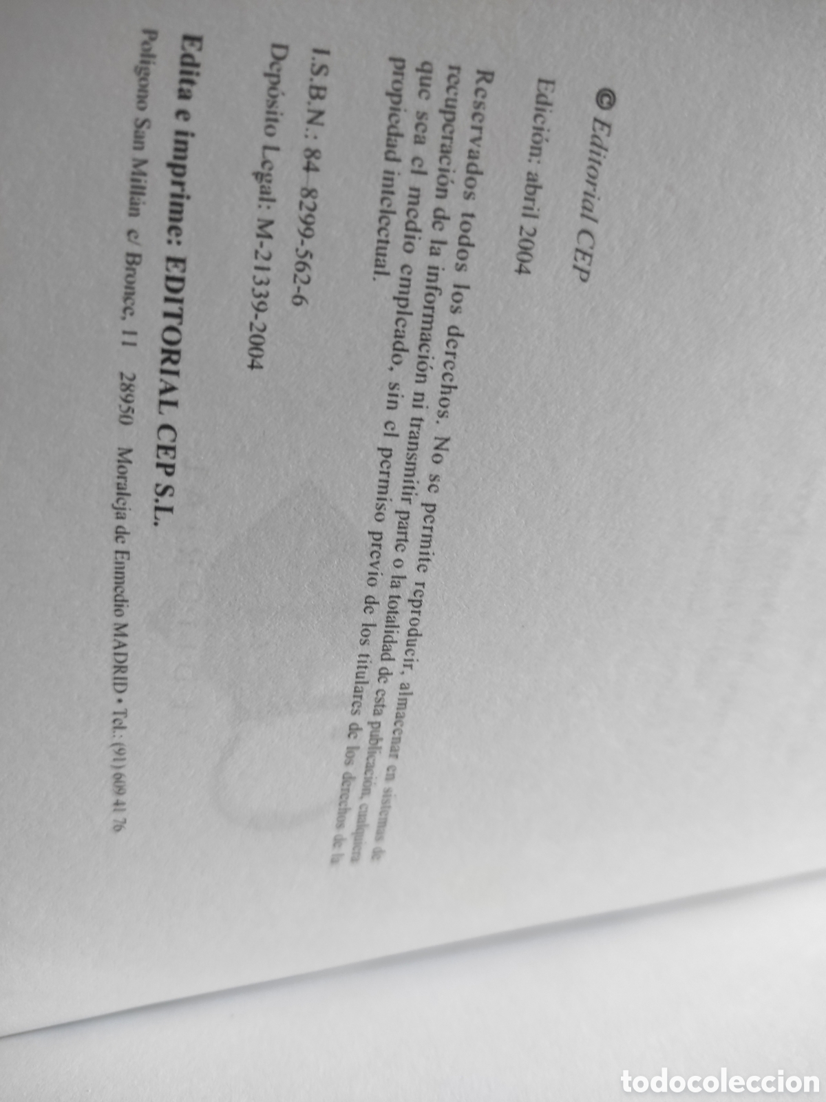 Libros de segunda mano: Test Psicotecnico + Soluciones, Editorial CEP, 2004 - Foto 4