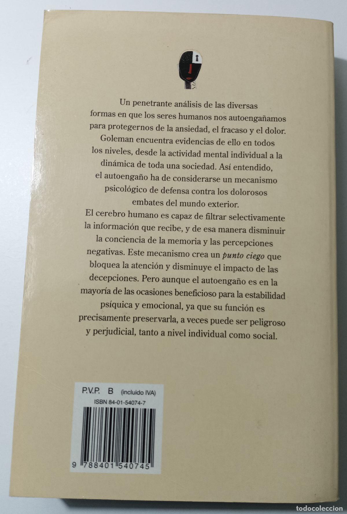Libros de segunda mano: El punto ciego - Goleman, Daniel - Foto 3