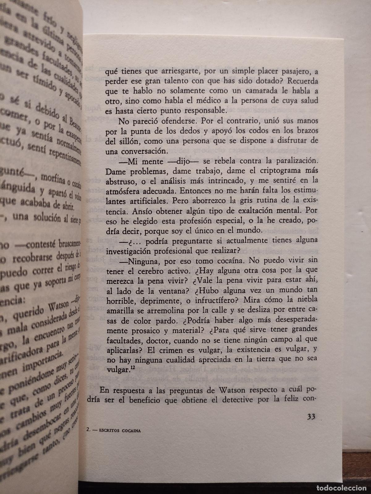 Libros de segunda mano: ESCRITOS SOBRE LA COCAINA - SIGMUND FREUD - Foto 6
