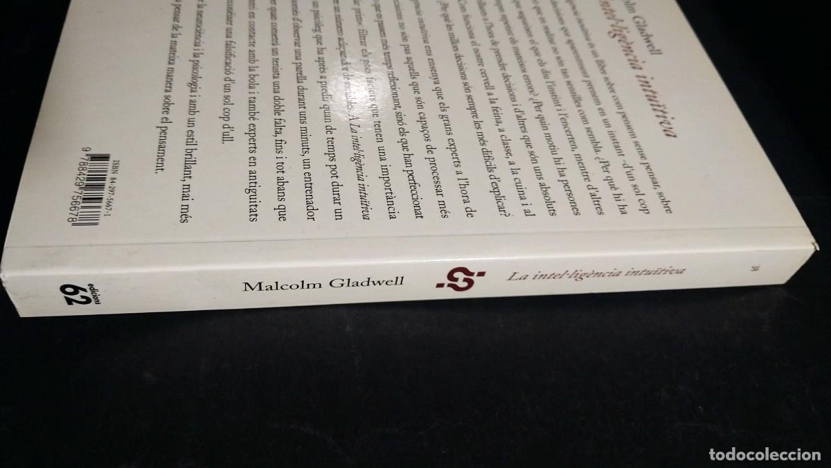 Libros de segunda mano: LA INTEL.LIGENCIA INTUITIVA - MALCOM GLADWELL - Foto 3
