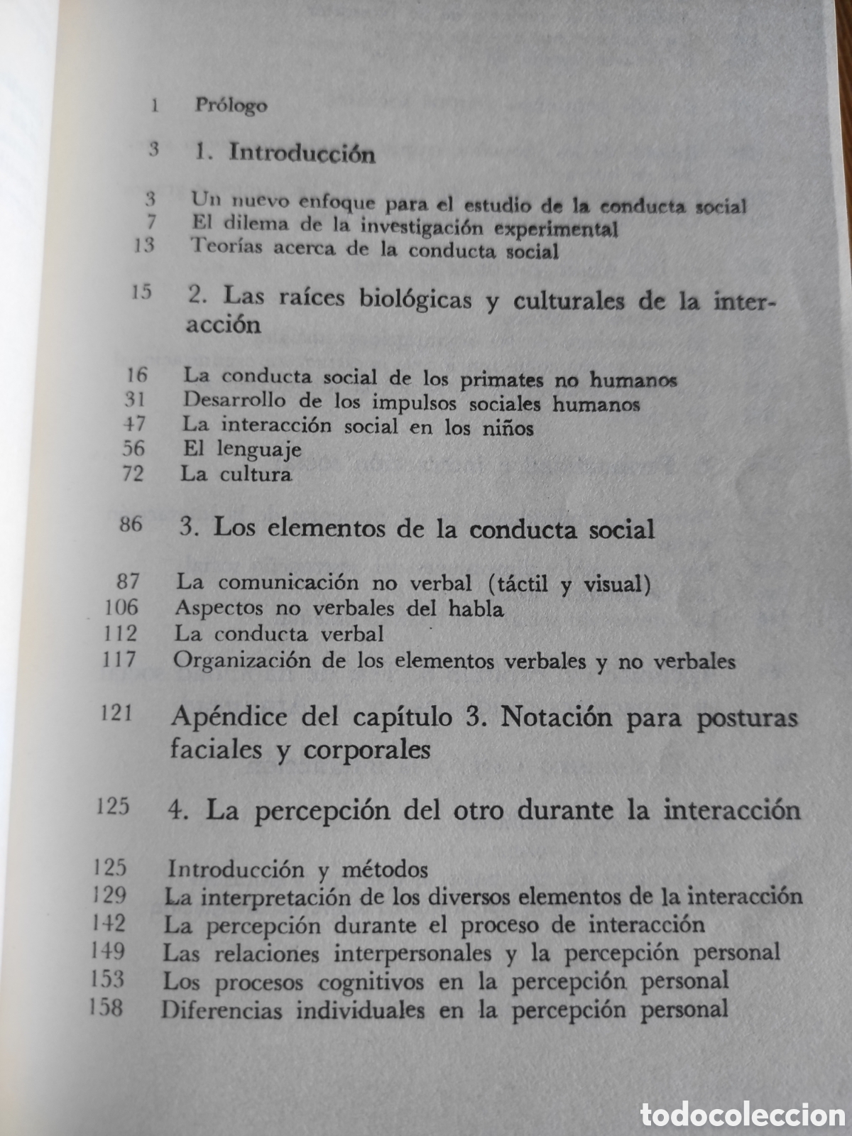 Libros de segunda mano: An&aacute;lisis de la interacci&oacute;n. Michael Argyle - Foto 4
