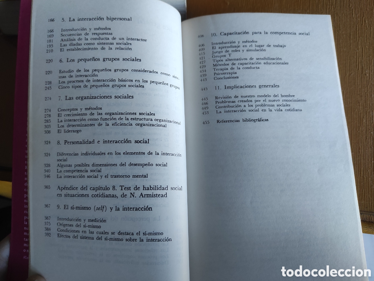 Libros de segunda mano: An&aacute;lisis de la interacci&oacute;n. Michael Argyle - Foto 5