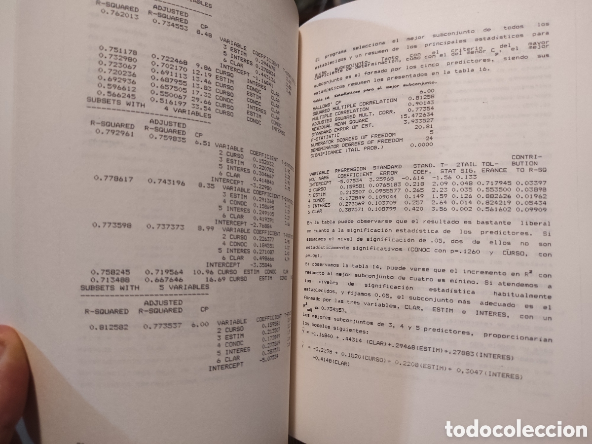 Libros de segunda mano: Modelos Estad&iacute;sticos para la predicci&oacute;n - Foto 4