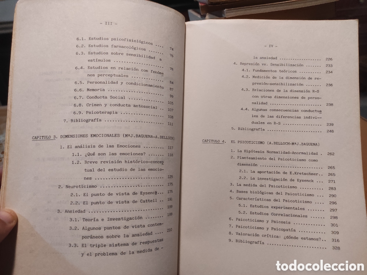 Libros de segunda mano: Extroversi&oacute;n, psicoticismo y dimensiones emocionales de la personalidad - Foto 5