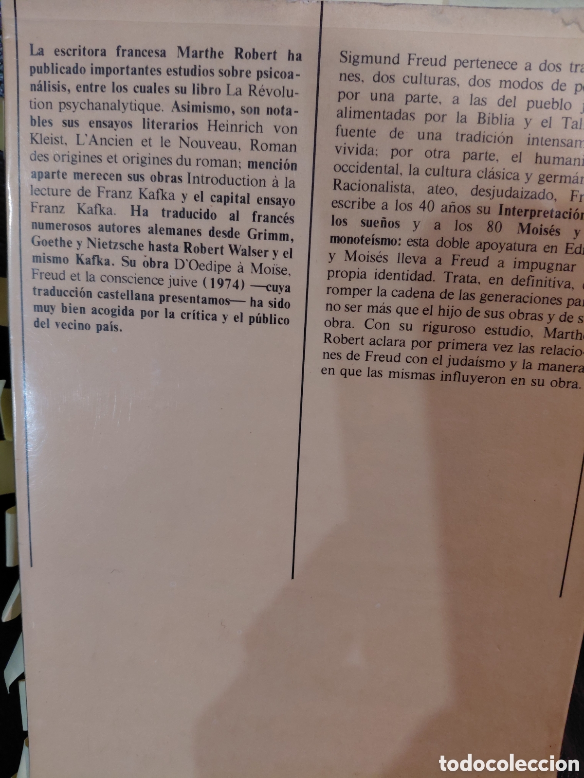 Libros de segunda mano: Marite Robert. Freud y la conciencia jud&iacute;a - Foto 2