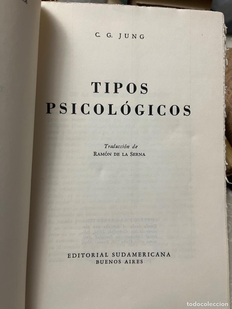 Libros de segunda mano: Jung, C.G.- Tipos psicol&oacute;gicos - Foto 3