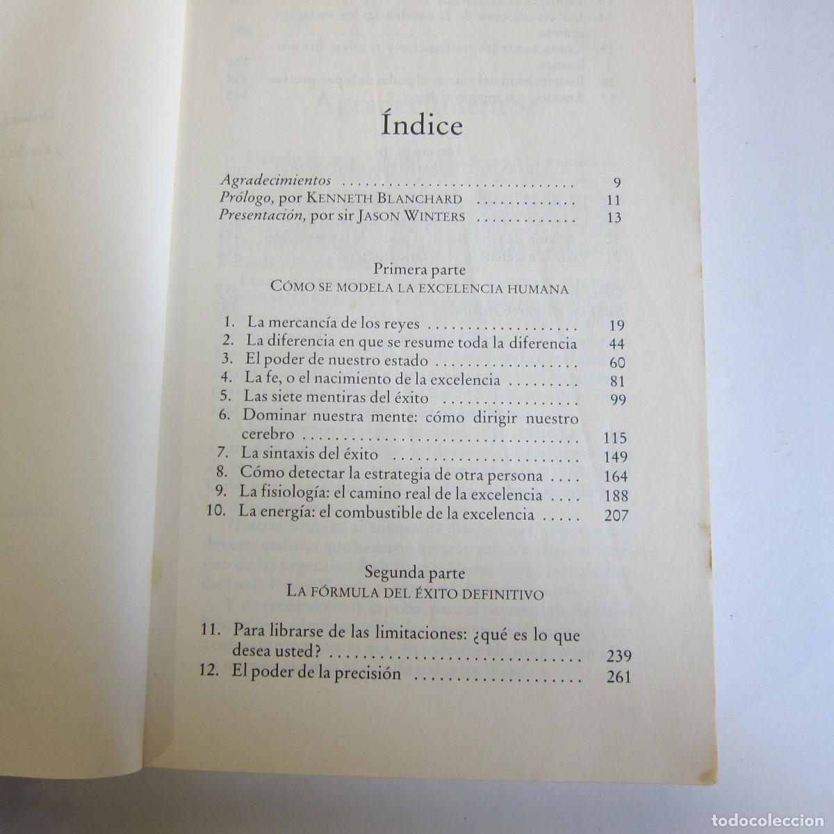 Libros de segunda mano: PODER SIN L&Iacute;MITES - ANTHONY ROBBINS (GRIJALBO) MANUAL AUTOAYUDA - Foto 6