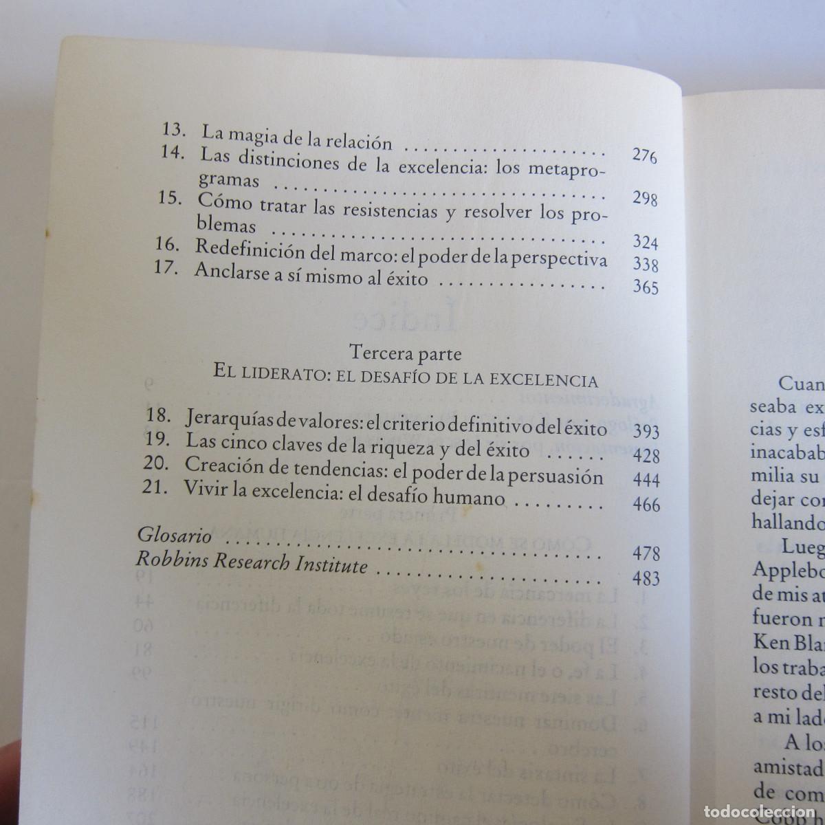 Libros de segunda mano: PODER SIN L&Iacute;MITES - ANTHONY ROBBINS (GRIJALBO) MANUAL AUTOAYUDA - Foto 7
