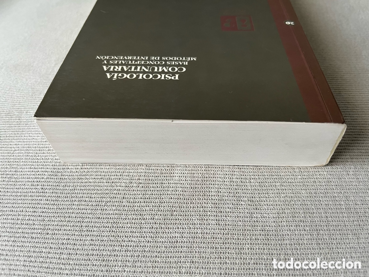 Libros de segunda mano: Libro Psicolog&iacute;a Comunitaria - Alipio S&aacute;nchez Vidal - Foto 3