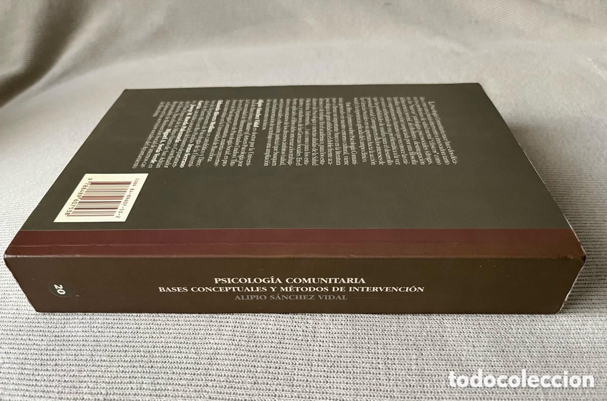 Libros de segunda mano: Libro Psicolog&iacute;a Comunitaria - Alipio S&aacute;nchez Vidal - Foto 4