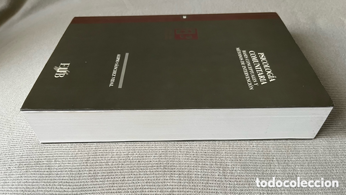 Libros de segunda mano: Libro Psicolog&iacute;a Comunitaria - Alipio S&aacute;nchez Vidal - Foto 5