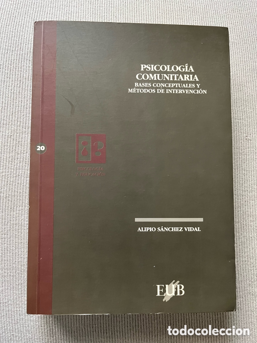 Libros de segunda mano: Libro Psicolog&iacute;a Comunitaria - Alipio S&aacute;nchez Vidal - Foto 1