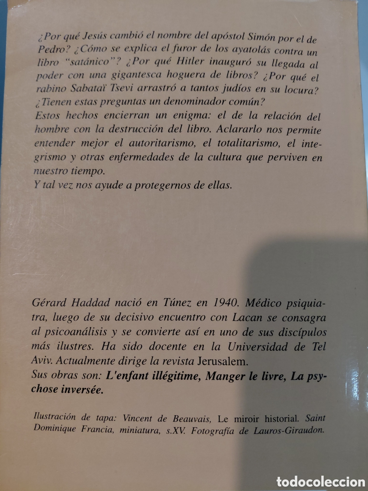 Libros de segunda mano: G. Haddad. Los biblioclastas - Foto 2