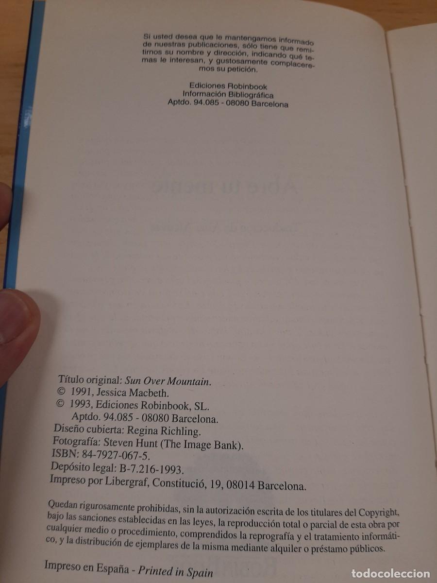 Libros de segunda mano: ABRE TU MENTE - JESSICA MACBETH - ROBINBOOK, 1993 - Foto 4
