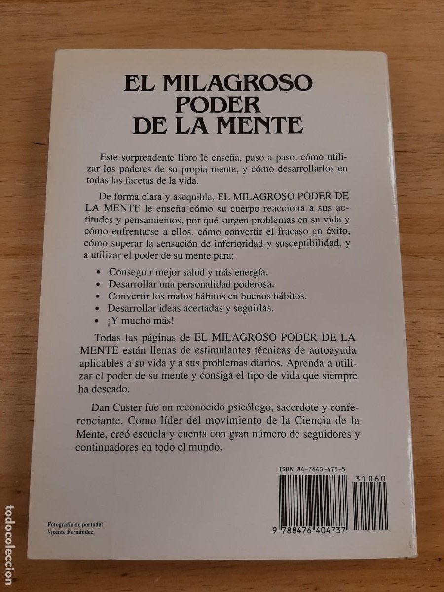 Libros de segunda mano: El milagroso poder de la mente - DAN CUSTER - Edaf, 1991 - Foto 3