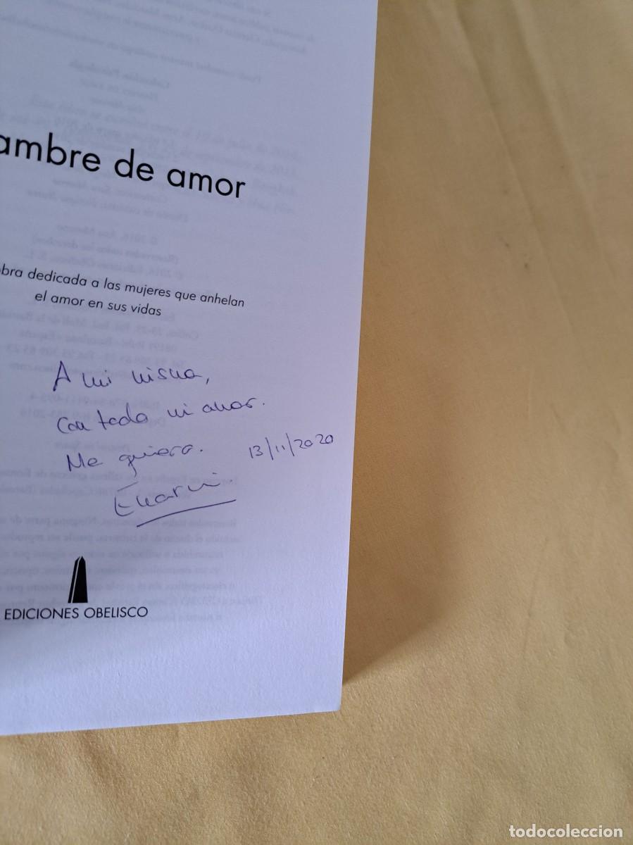 Libros de segunda mano: ANA MORENO - HAMBRE DE AMOR - EDICIONES OBELISCO 2016 - Foto 6