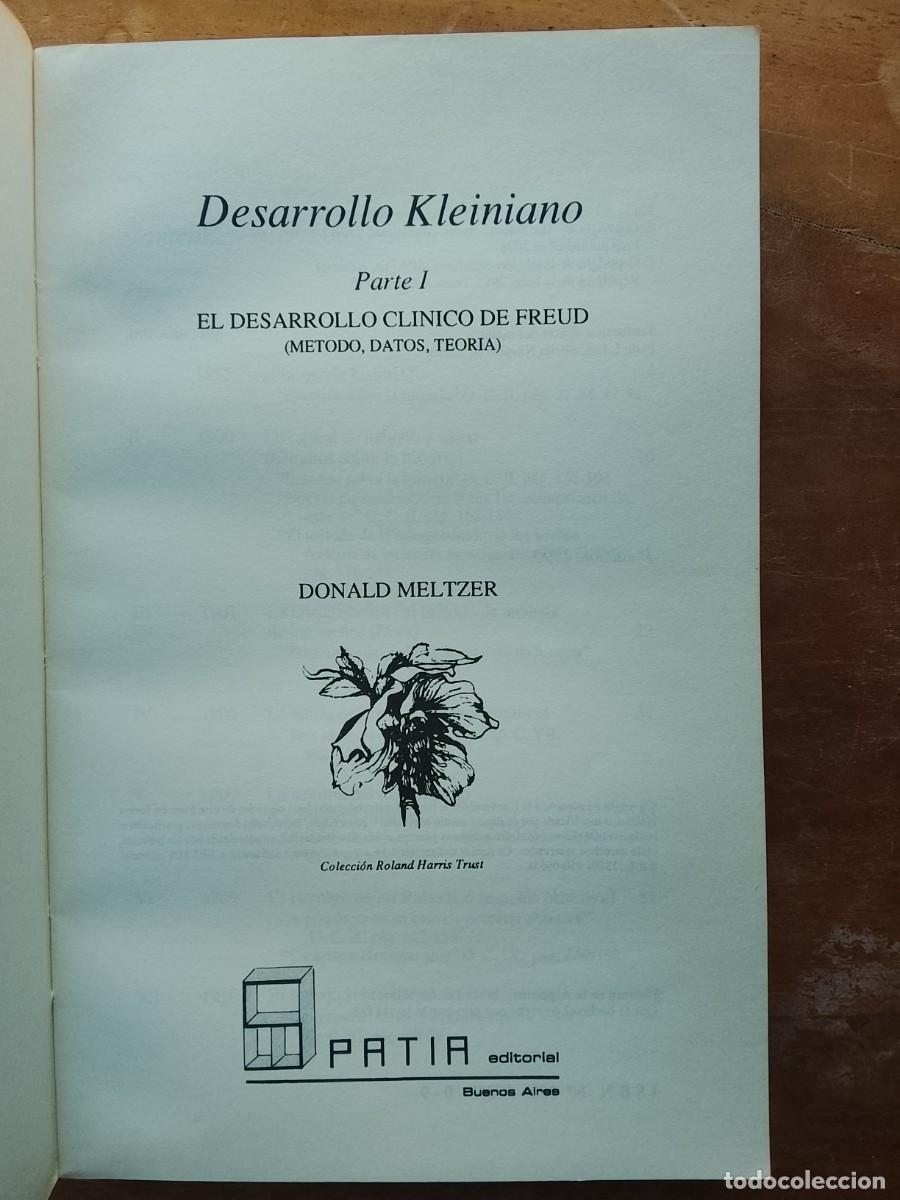 Libros de segunda mano: Desarrollo kleiniano, Donald Meltzer - Foto 4