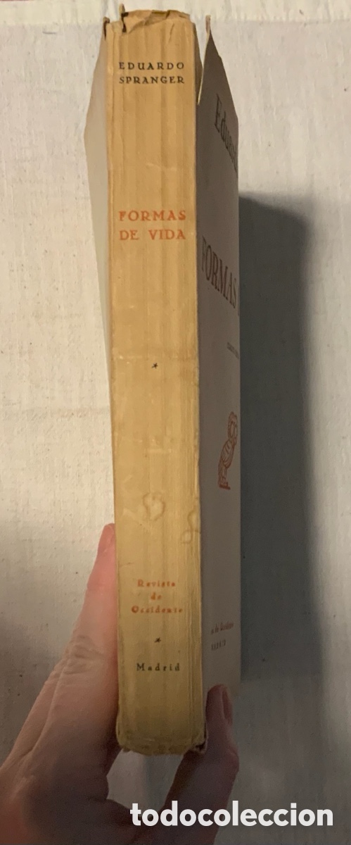 Libros de segunda mano: Formas de vida. Eduardo Spranger. 1954 - Foto 2
