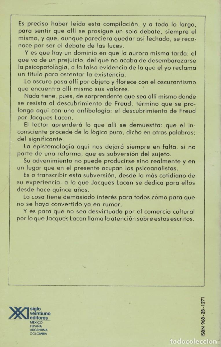 Libros de segunda mano: Jacques Lacan, Escritos 2 - Foto 2
