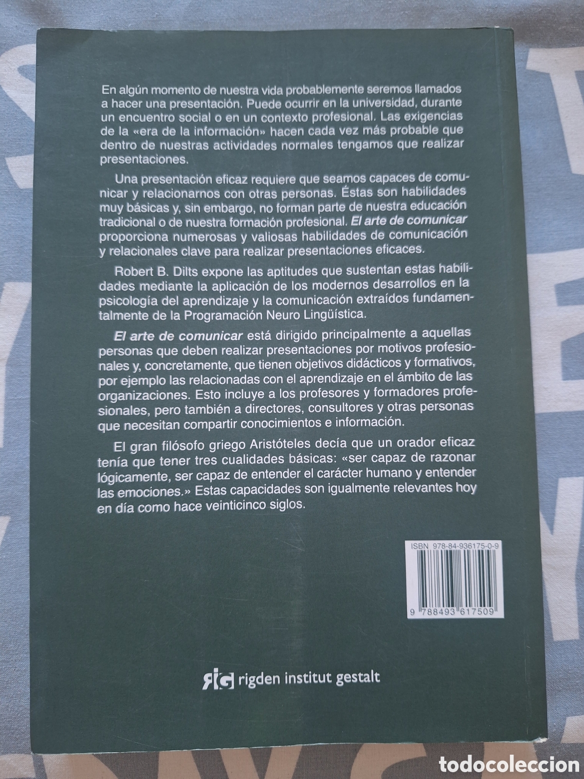 Libros de segunda mano: Libro &rdquo;El arte de comunicar&rdquo; Robert B.Dilts - Foto 2