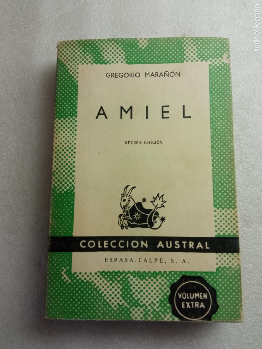 Libros de segunda mano: AMIEL - GREGORIO MARA&Ntilde;&Oacute;N - Foto 1